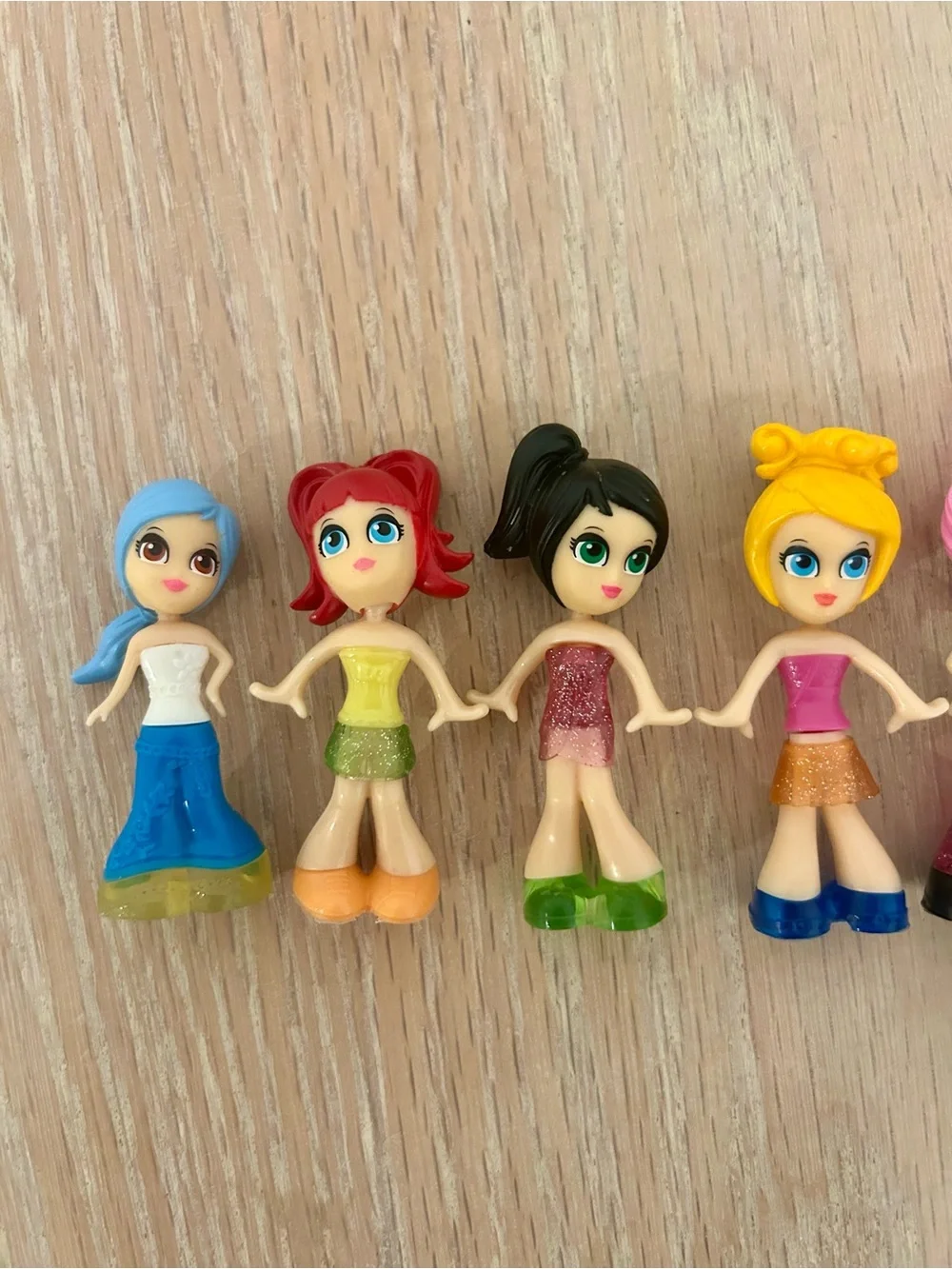 Mini Fashion Dolls Pack - Assorted Bright Colors